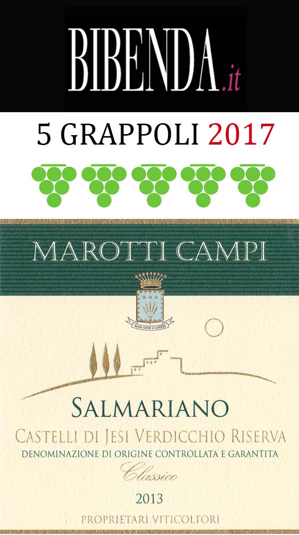 salmariano 2013 verdicchio 5 grappoli bibenda 2017